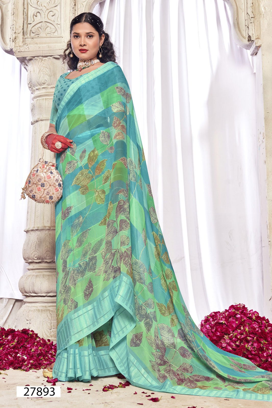 Gaurisha By Vallabhi Printed Daily Wear Georgette Sarees Wholesale Price In Surat